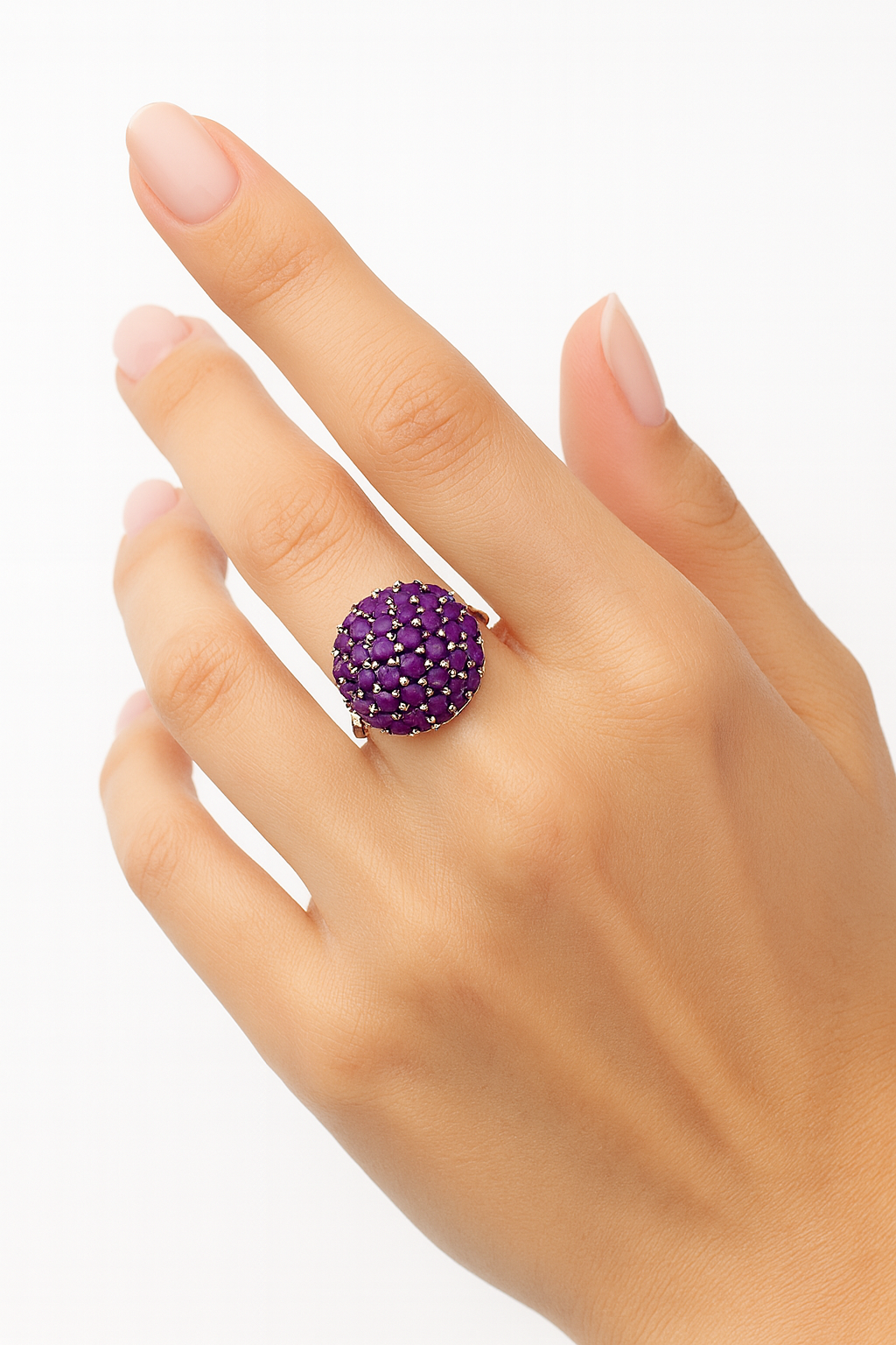 Amethyst Ring in Silver 925