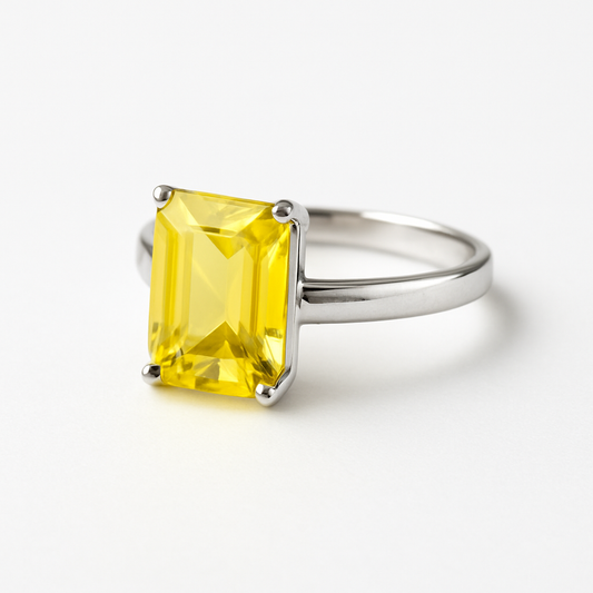 Topaz Ring in Silver 925