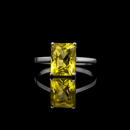 Topaz Ring in Silver 925