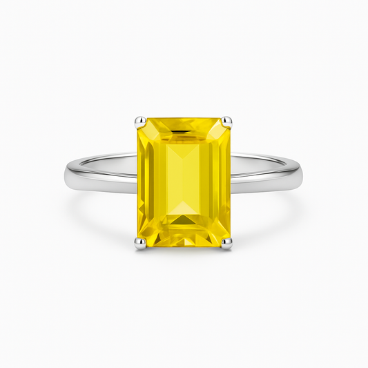 Topaz Ring in Silver 925